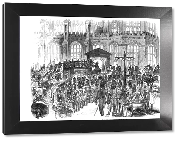 Arrival of the funeral procession at St. Georges Chapel, Windsor, December 1844