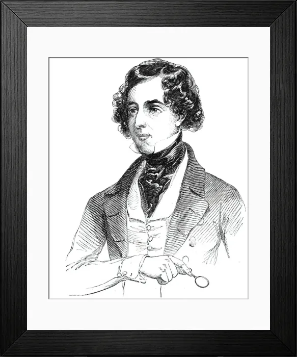 Framed Print : Mr. Disraeli, 1844. Creator: Unknown Framed Print : Mr. Disraeli, 1844. Creator: Unknown