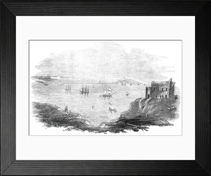 Framed Print : The Proposed Breakwater at Portland, 1844. Creator: Unknown Framed Print : The Proposed Breakwater at Portland, 1844. Creator: Unknown