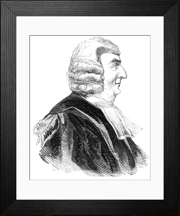 Framed Print : Lord Denman, 1844. Creator: Unknown Framed Print : Lord Denman, 1844. Creator: Unknown