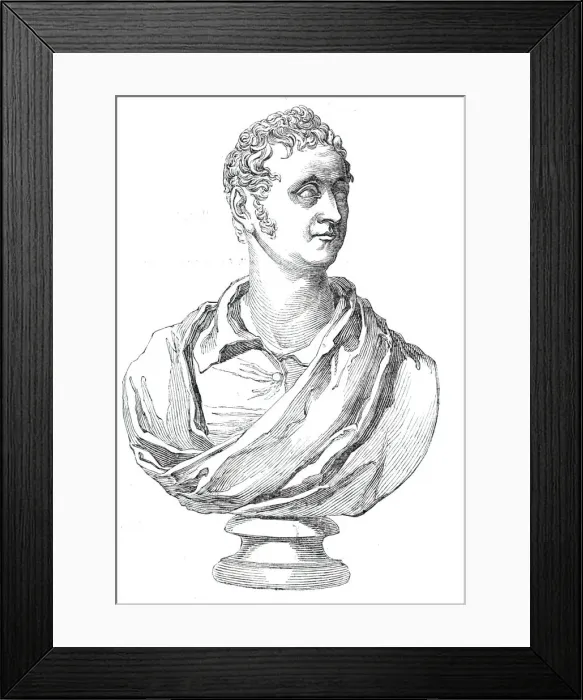 Framed Print : The late Thomas Campbell, 1844. Creator: Unknown Framed Print : The late Thomas Campbell, 1844. Creator: Unknown