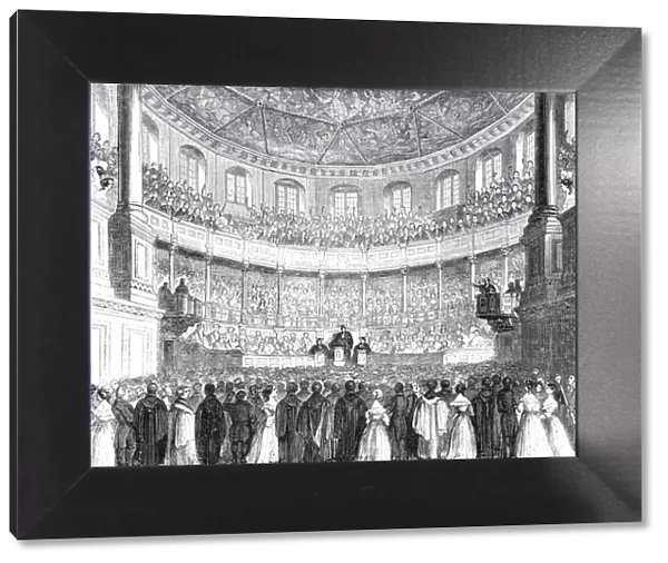 The Convocation in the Theatre, 1844. Creator: Unknown
