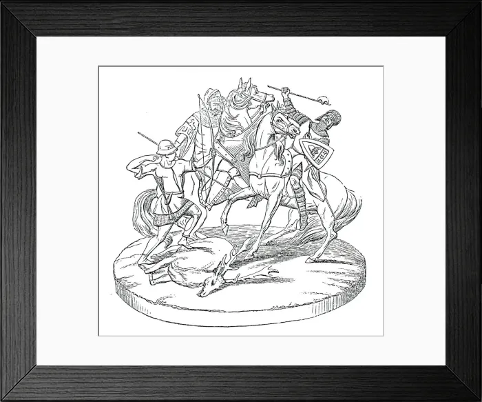 Framed Print : The Newcastle Plate, 1844. Creator: Unknown Framed Print : The Newcastle Plate, 1844. Creator: Unknown