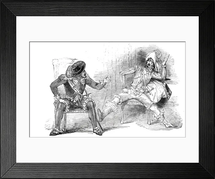 Framed Print : Scene from Don Caesar de Bazan, at the Princess Theatre, 1844 Framed Print : Scene from Don Caesar de Bazan, at the Princess Theatre, 1844