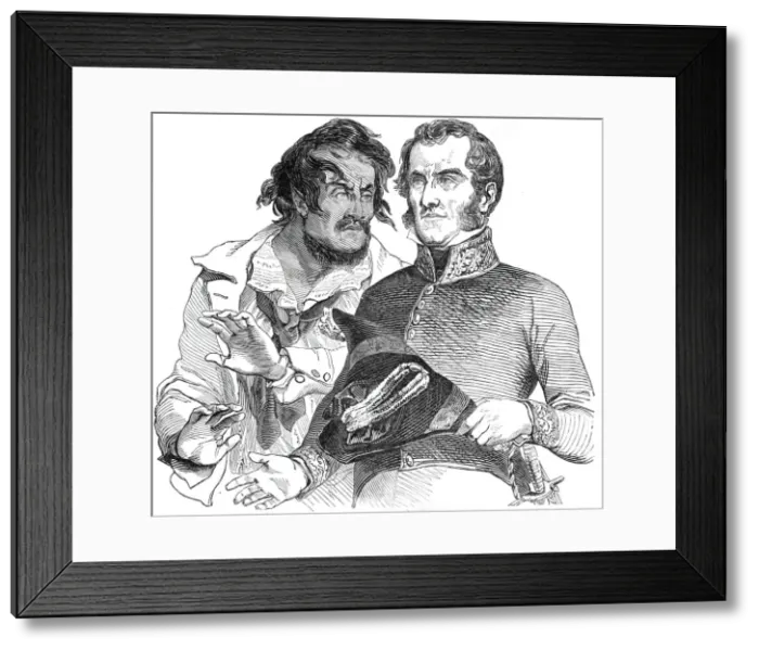 Framed Print : H.M. Tahitian Consul, Mr. Pritchard... receiving the petition of a native chief, 1844 Framed Print : H.M. Tahitian Consul, Mr. Pritchard... receiving the petition of a native chief, 1844