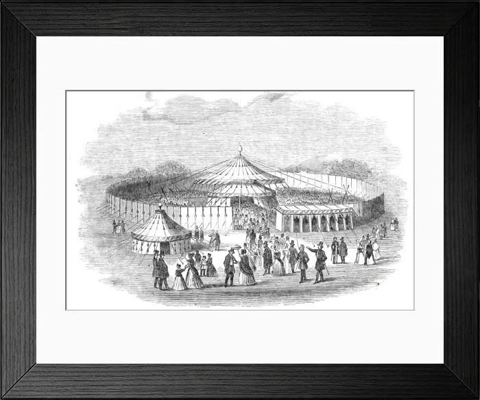 Framed Print : Sidi Mohammeds tent, captured by the French, 1844. Creator: Unknown Framed Print : Sidi Mohammeds tent, captured by the French, 1844. Creator: Unknown