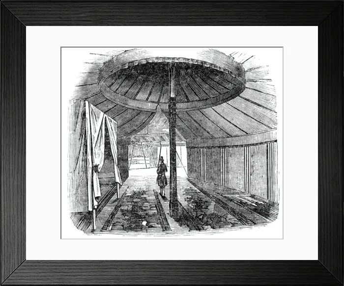 Framed Print : Interior of Sidi Mohammeds tent, 1844. Creator: Unknown Framed Print : Interior of Sidi Mohammeds tent, 1844. Creator: Unknown