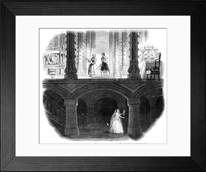 Framed Print : Scene from the new opera of The Brides of Venice, at Drury-Lane Theatre, 1844 Framed Print : Scene from the new opera of The Brides of Venice, at Drury-Lane Theatre, 1844