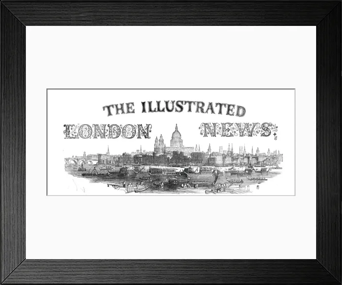 Framed Print : The Illustrated London News, 1842. Creator: Unknown Framed Print : The Illustrated London News, 1842. Creator: Unknown