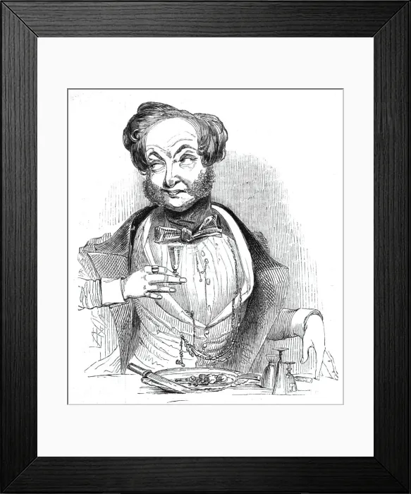 Framed Print : The Diner-Out. If thou wantest any thing, and wilt not call Framed Print : The Diner-Out. If thou wantest any thing, and wilt not call