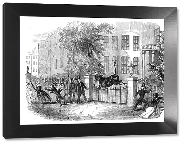 Scene in Privy Gardens, Whitehall, on Sunday last, 27 April 1844. Creator: Unknown