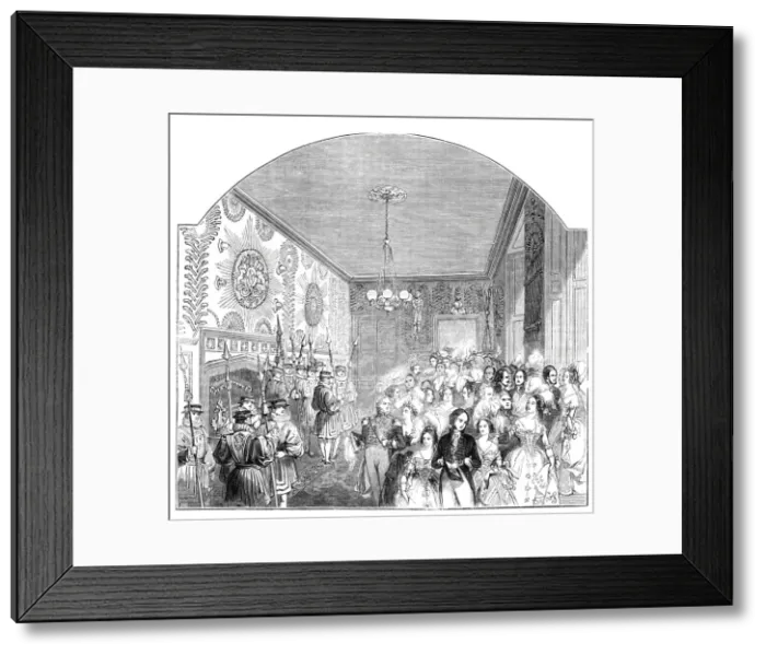 Framed Print : The Guard-Room, St Jamess Palace, 1844. Creator: Unknown Framed Print : The Guard-Room, St Jamess Palace, 1844. Creator: Unknown