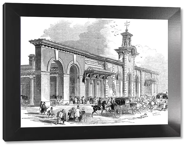 The New Bricklayers Arms Terminus of the South-Eastern Railway, 1844