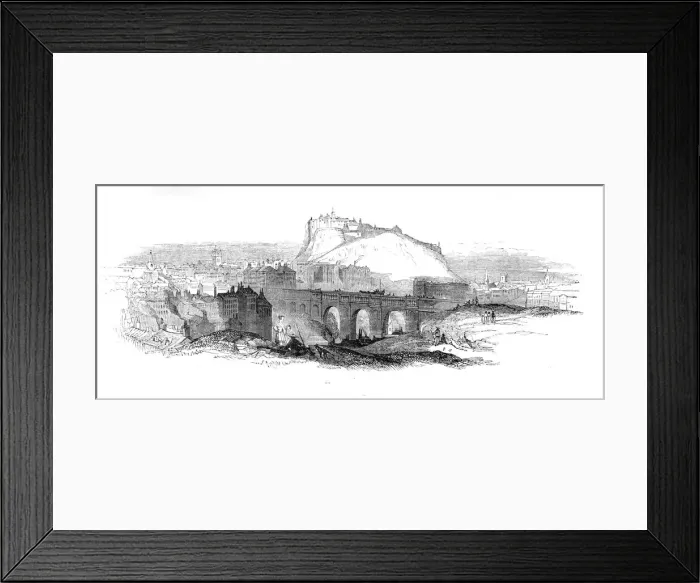 Framed Print : Edinburgh, 1842. Creator: Unknown Framed Print : Edinburgh, 1842. Creator: Unknown