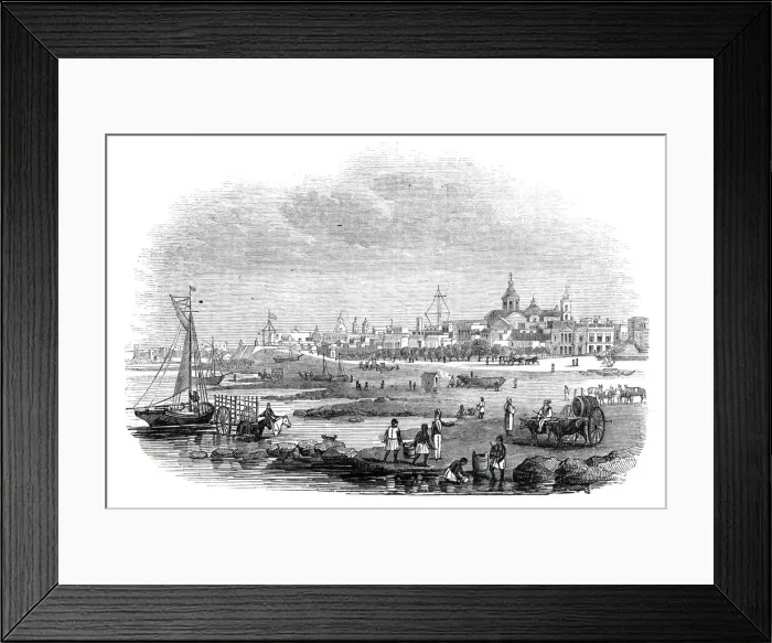 Framed Print : Buenos Ayres, 1844. Creator: Unknown Framed Print : Buenos Ayres, 1844. Creator: Unknown