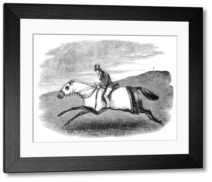 Framed Print : Horse-training, 1844. Creator: Unknown
