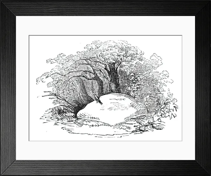 Framed Print : The Mickle Stane'- Tam o Shanter, 1844. Creator: Unknown Framed Print : The Mickle Stane'- Tam o Shanter, 1844. Creator: Unknown