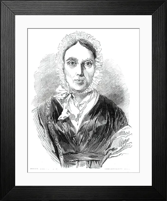 Framed Print : Isabella, sister of Burns, 1844. Creator: Unknown Framed Print : Isabella, sister of Burns, 1844. Creator: Unknown