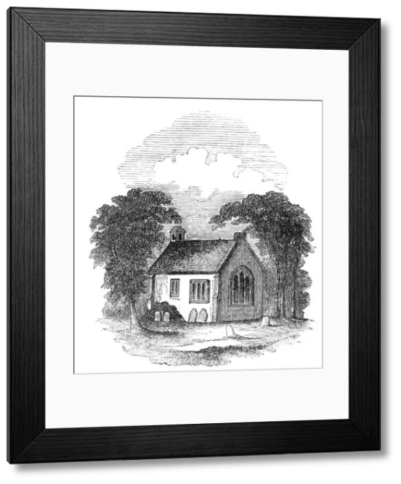 Framed Print : Chapel of Ease to St. Mary s, Southampton, 1842. Creator: Unknown Framed Print : Chapel of Ease to St. Mary s, Southampton, 1842. Creator: Unknown