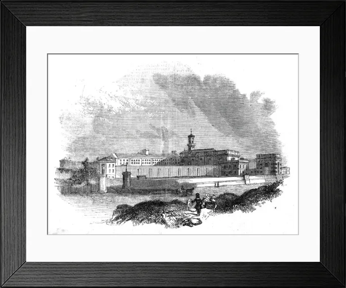 Framed Print : View of Pentonville Prison, 1842. Creator: Unknown