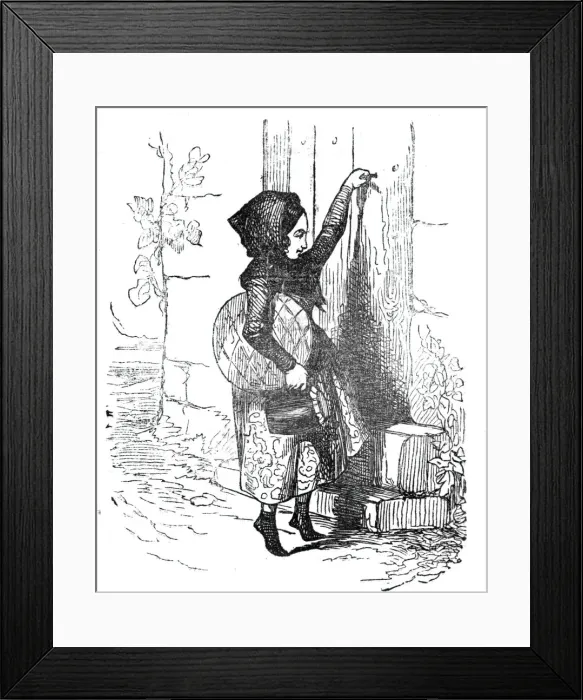 Framed Print : Little Red Riding Hood, 1842. Creator: Unknown Framed Print : Little Red Riding Hood, 1842. Creator: Unknown