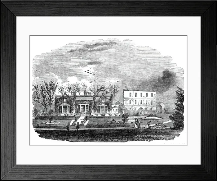 Framed Print : The Lodge of the Earl of Wilton, 1844. Creator: Unknown Framed Print : The Lodge of the Earl of Wilton, 1844. Creator: Unknown