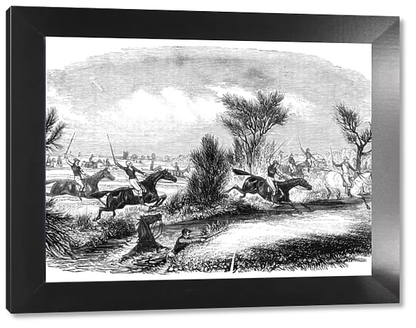 Taking the Brook, 1844. Creator: Unknown