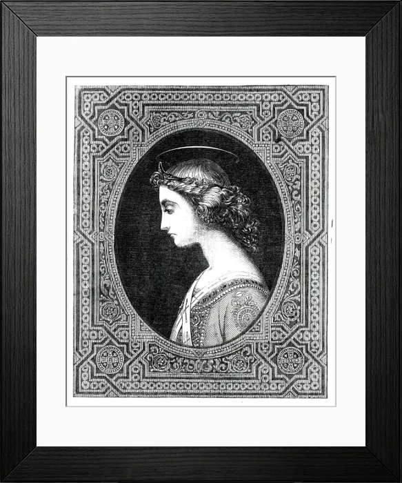 Framed Print : The Gabrielle of De La Roche, 1843. Creator: Unknown Framed Print : The Gabrielle of De La Roche, 1843. Creator: Unknown