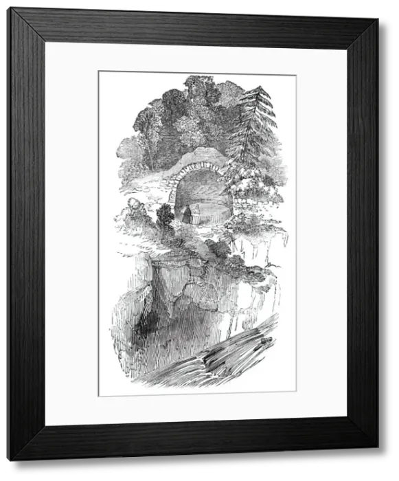 Framed Print : The Queen and Lady Glenlyon visiting the Falls of the Fender, 1844 Framed Print : The Queen and Lady Glenlyon visiting the Falls of the Fender, 1844