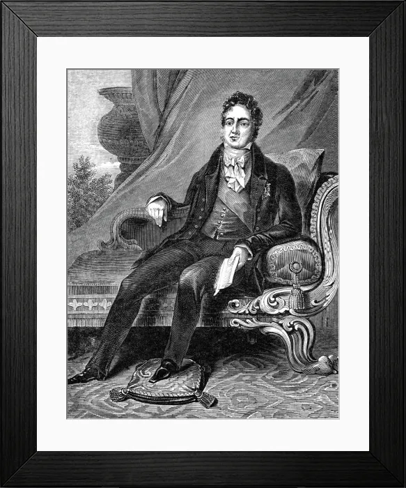 Framed Print : His Majesty King Louis Philippe, 1844. Creator: Stephen Sly Framed Print : His Majesty King Louis Philippe, 1844. Creator: Stephen Sly