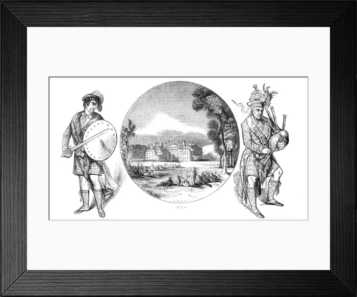 Framed Print : Dalkeith, the Duke of Buccleugh s, 1842. Creator: Stephen Sly Framed Print : Dalkeith, the Duke of Buccleugh s, 1842. Creator: Stephen Sly