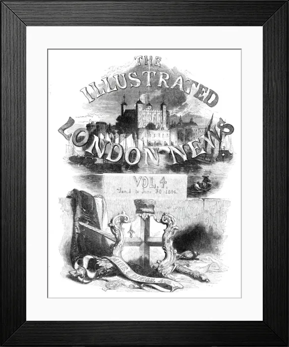 Framed Print : The Illustrated London News, Jan 1 to June 30 1844. Creator: Unknown Framed Print : The Illustrated London News, Jan 1 to June 30 1844. Creator: Unknown