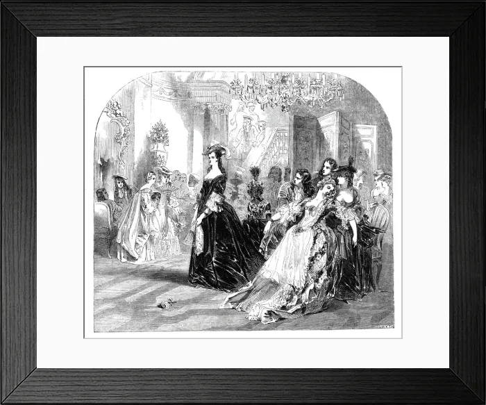 Framed Print : Brunetta and Phillis, a scene from The Spectator, painted by John Gilbert, 1844 Framed Print : Brunetta and Phillis, a scene from The Spectator, painted by John Gilbert, 1844