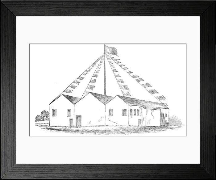 Framed Print : The Pavilion, 1844. Creator: Unknown Framed Print : The Pavilion, 1844. Creator: Unknown