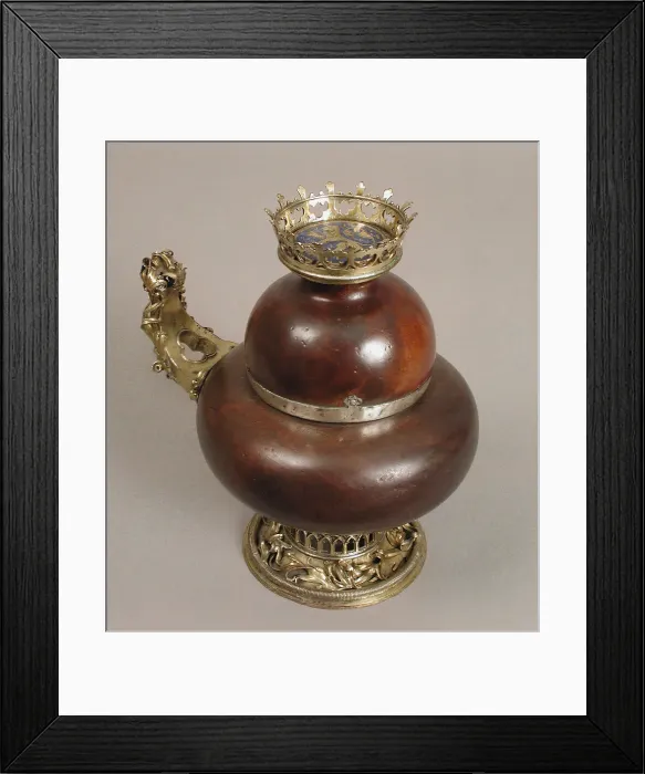 Framed Print : Covered Cup, German, ca. 1500. Creator: Unknown Framed Print : Covered Cup, German, ca. 1500. Creator: Unknown