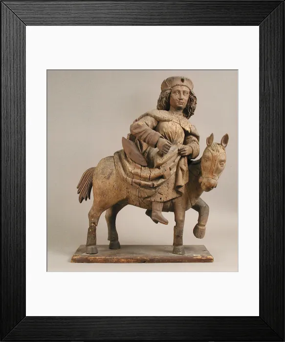 Framed Print : Saint Martin, German, first half 16th century. Creator: Unknown Framed Print : Saint Martin, German, first half 16th century. Creator: Unknown