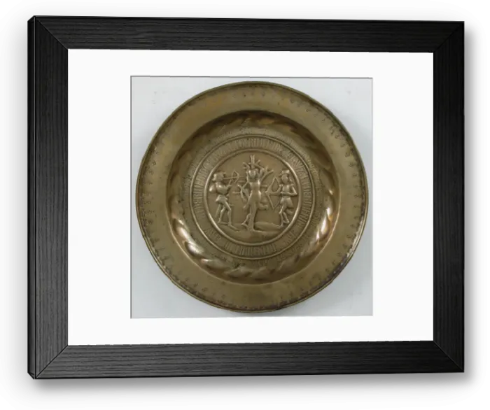 Framed Print : Plate, German, ca. 1500. Creator: Unknown Framed Print : Plate, German, ca. 1500. Creator: Unknown