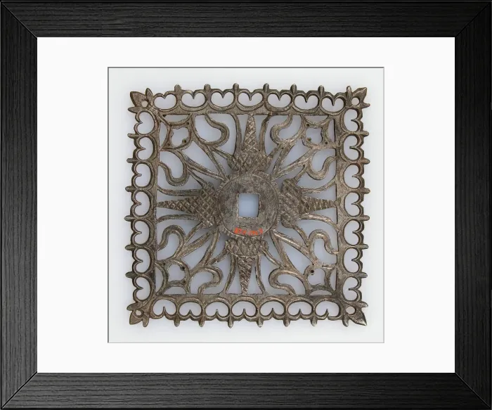 Framed Print : Door plate, German, 16th century. Creator: Unknown Framed Print : Door plate, German, 16th century. Creator: Unknown