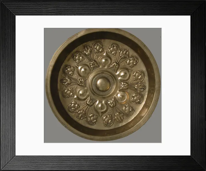 Framed Print : Plate, German, ca. 1475-1500. Creator: Unknown Framed Print : Plate, German, ca. 1475-1500. Creator: Unknown
