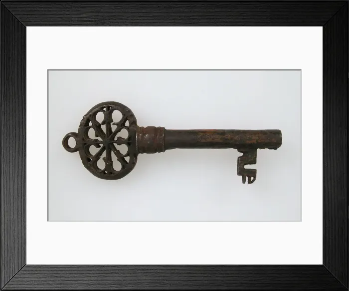 Framed Print : Key, German, 15th century. Creator: Unknown Framed Print : Key, German, 15th century. Creator: Unknown