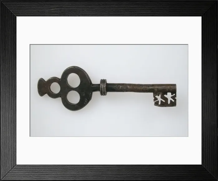 Framed Print : Key, German, 15th century. Creator: Unknown Framed Print : Key, German, 15th century. Creator: Unknown