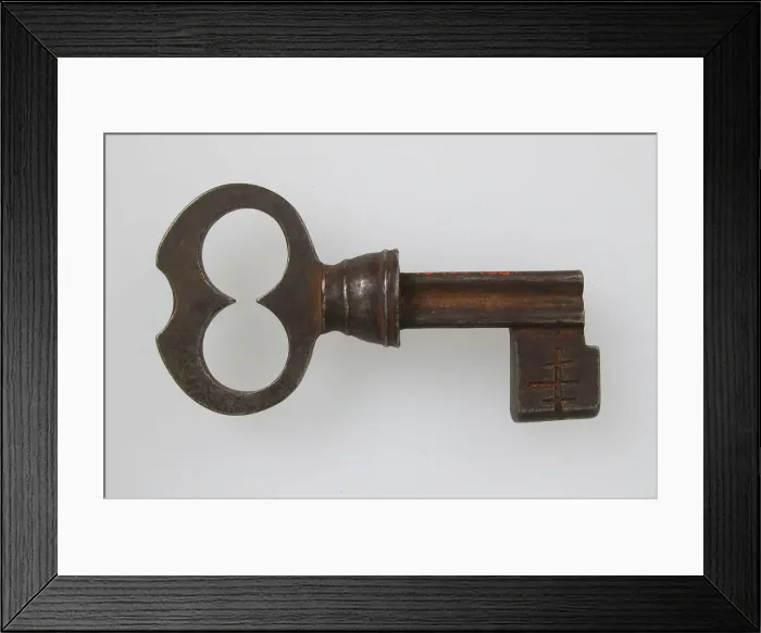 Framed Print : Key, German, 15th century. Creator: Unknown Framed Print : Key, German, 15th century. Creator: Unknown