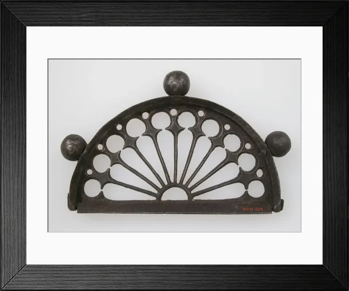 Framed Print : Fanlight (?), German, 16th century. Creator: Unknown Framed Print : Fanlight (?), German, 16th century. Creator: Unknown