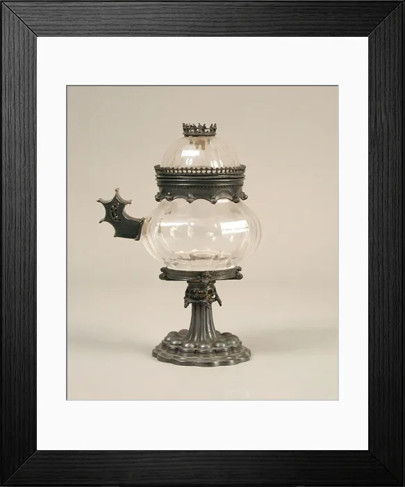 Framed Print : Cup and Cover, German, early 20th century (original dated 1480). Creator: Unknown Framed Print : Cup and Cover, German, early 20th century (original dated 1480). Creator: Unknown