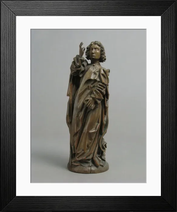 Framed Print : Saint John The Evangelist, German or South Netherlandish, 15th century. Creator: Unknown Framed Print : Saint John The Evangelist, German or South Netherlandish, 15th century. Creator: Unknown