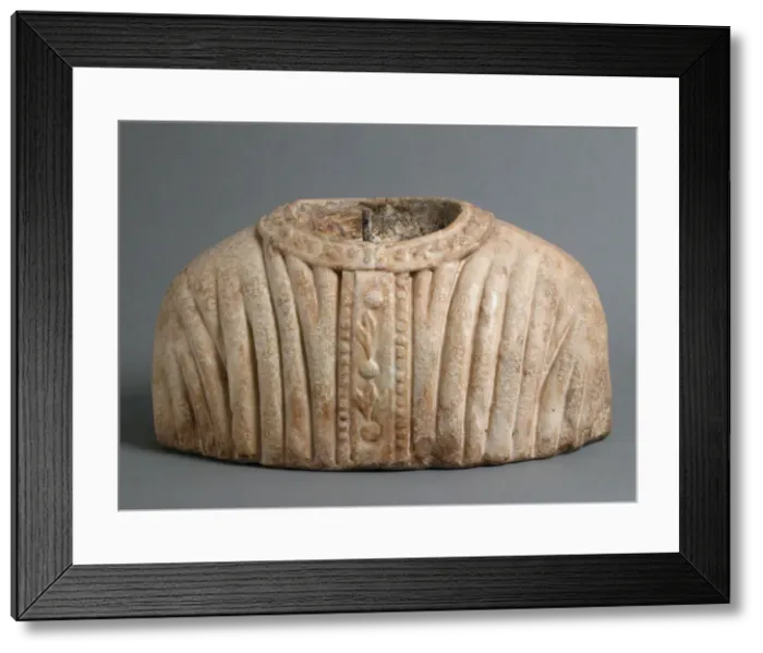 Framed Print : Shoulders from Portrait Bust, Italian, 15th century (?). Creator: Unknown Framed Print : Shoulders from Portrait Bust, Italian, 15th century (?). Creator: Unknown