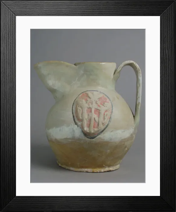 Framed Print : Jug, Italian, ca. 1400. Creator: Unknown Framed Print : Jug, Italian, ca. 1400. Creator: Unknown