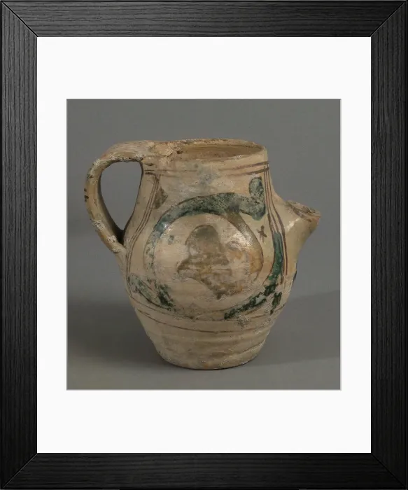Framed Print : Pitcher, Italian, 14th century. Creator: Unknown Framed Print : Pitcher, Italian, 14th century. Creator: Unknown