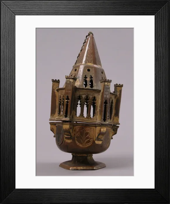Framed Print : Censer, Italian, 15th century. Creator: Unknown Framed Print : Censer, Italian, 15th century. Creator: Unknown
