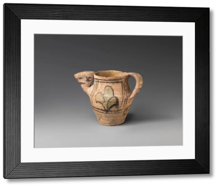 Framed Print : Jug with Flattened Spout, Italian, ca. 1300. Creator: Unknown Framed Print : Jug with Flattened Spout, Italian, ca. 1300. Creator: Unknown